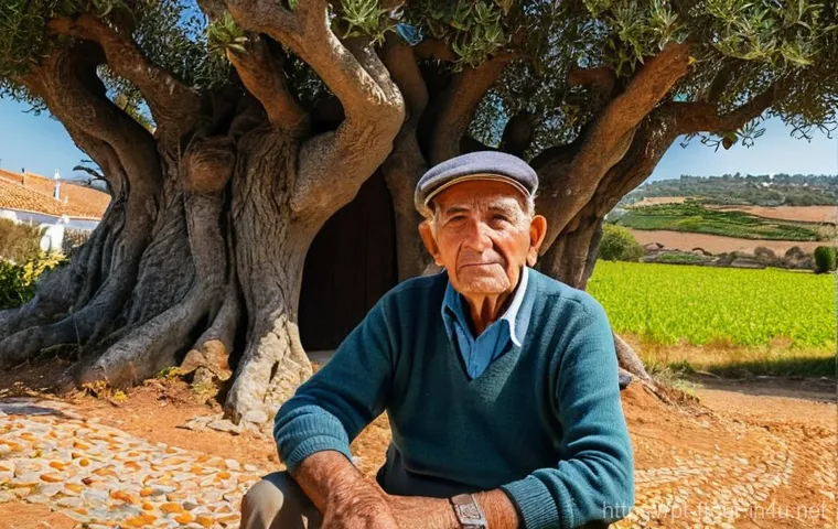 농촌관광지도사 실기시험 팁 - **A Quintessentially Portuguese Storyteller:**
A serene, close-up environmental portrait of an e...